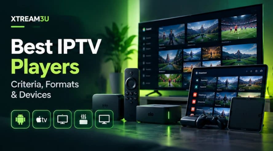 Best IPTV players, by criteria — illustrated player guide cover