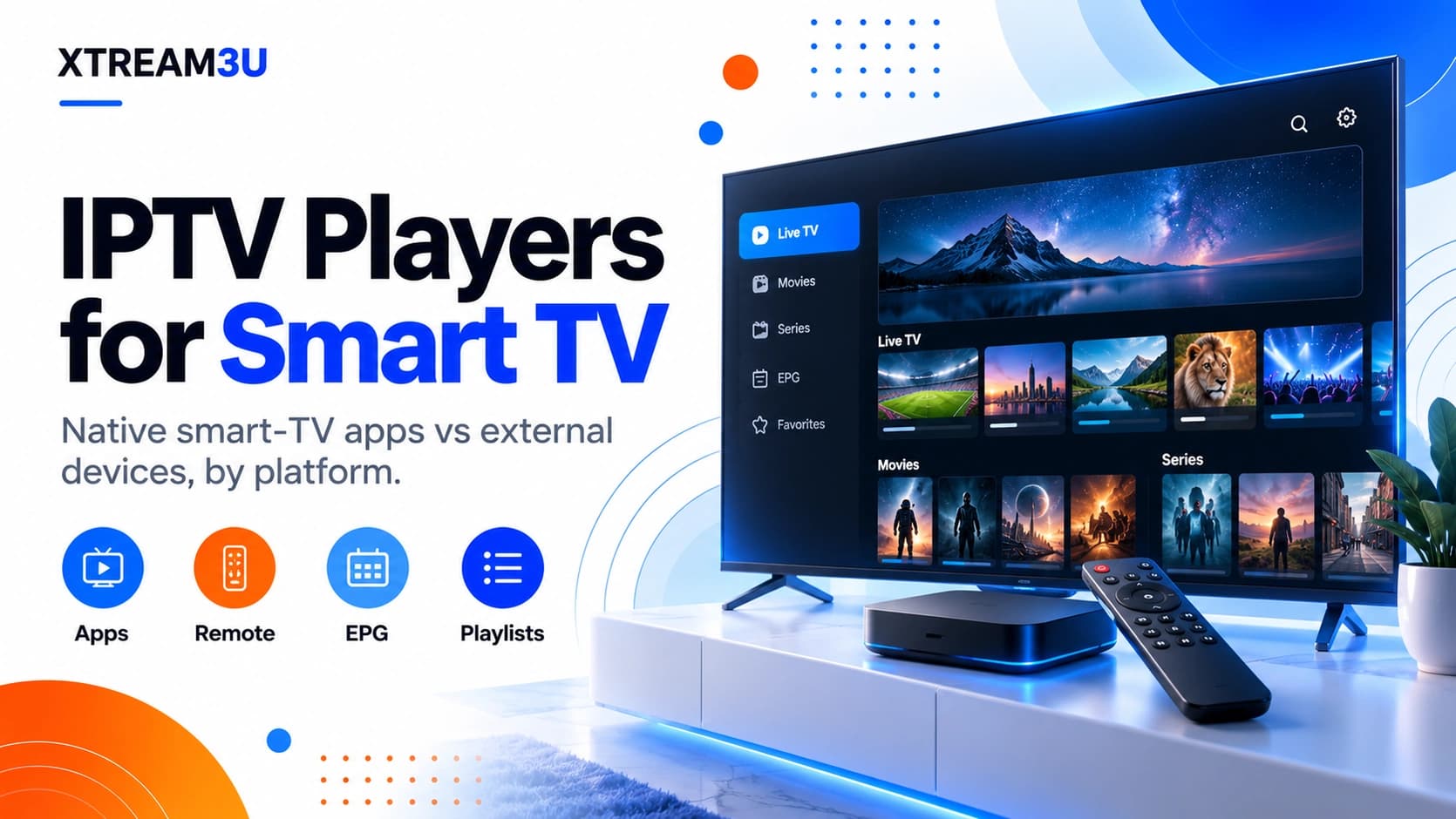 IPTV players for Smart TV — illustrated player guide cover
